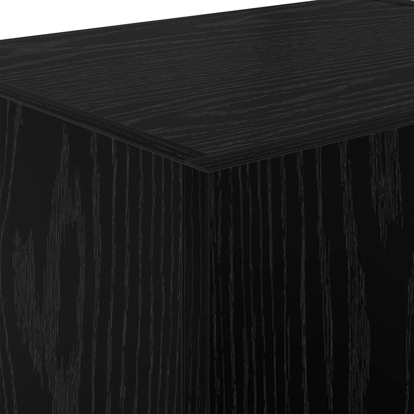 Tv Wall Cabinet 40,5X30X40Cm Černý Dub Kompozitní Dřevo