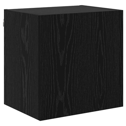 Tv Wall Cabinet 40,5X30X40Cm Černý Dub Kompozitní Dřevo