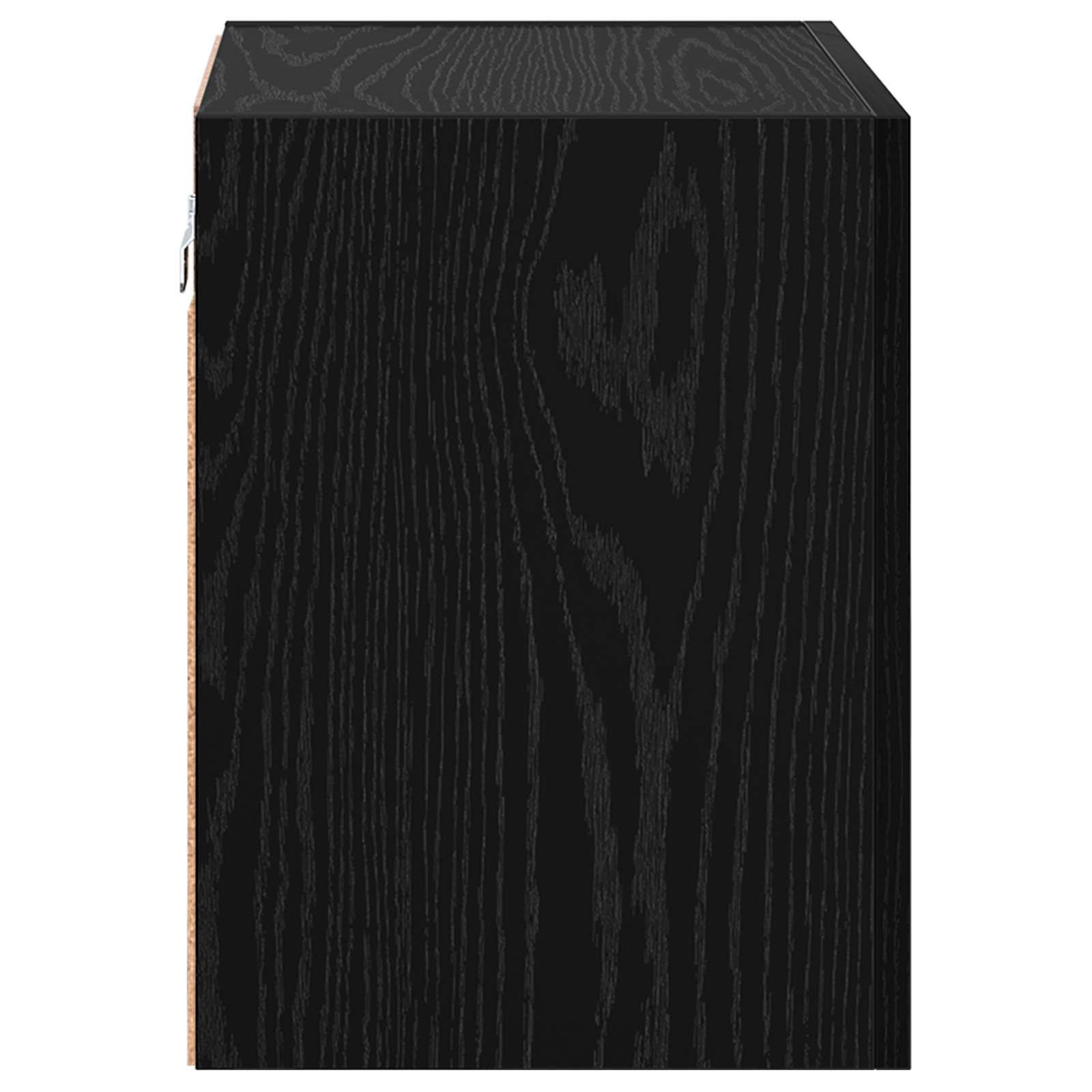 Tv Wall Cabinet 40,5X30X40Cm Černý Dub Kompozitní Dřevo