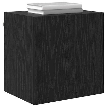 Skříňky Na Tv Zeď 2 Pcs Černý Dub Kompozitní Dřevo