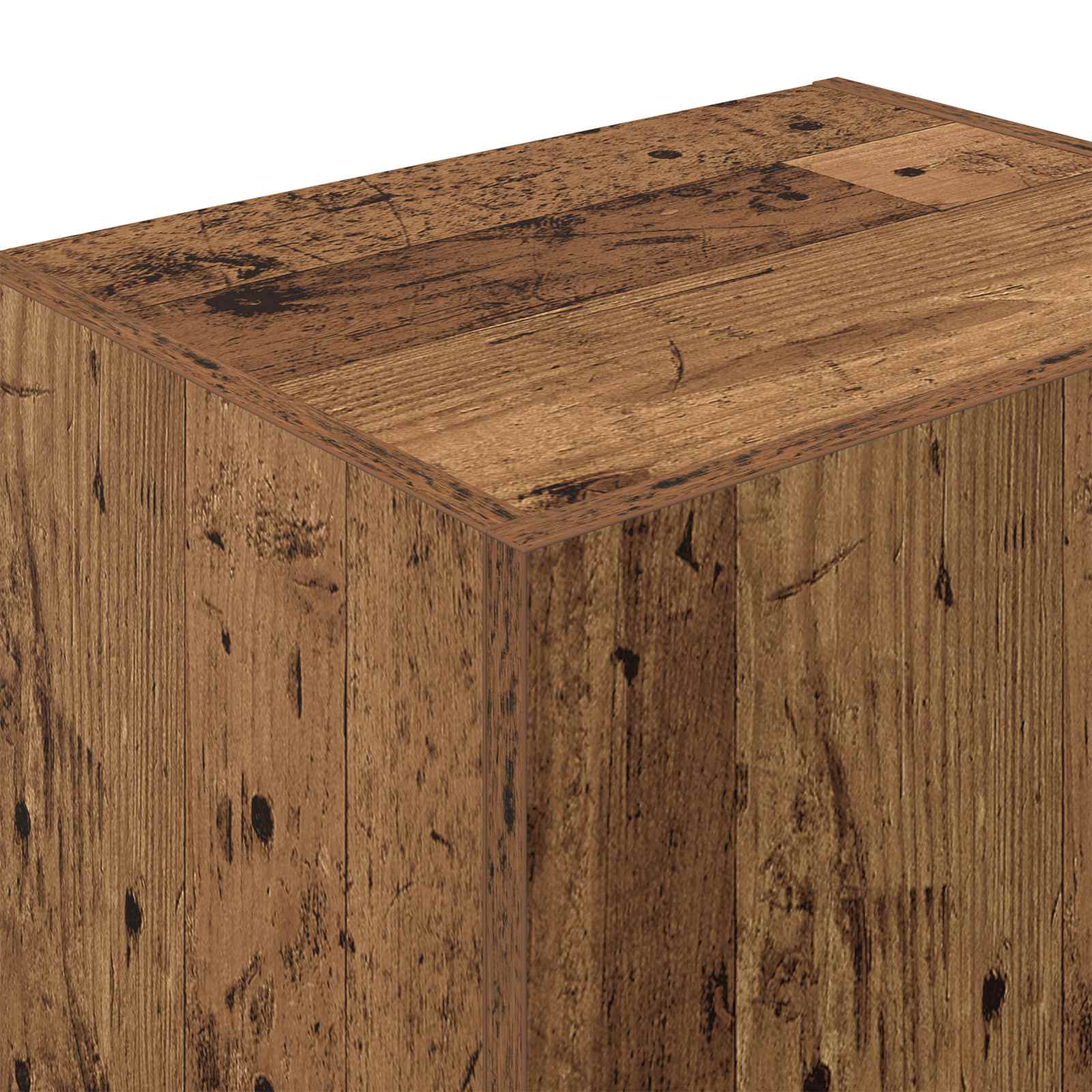 Tv Wall Cabinet 40,5 X 30 X 102 Cm Staré Dřevo Kompozitní Dřevo