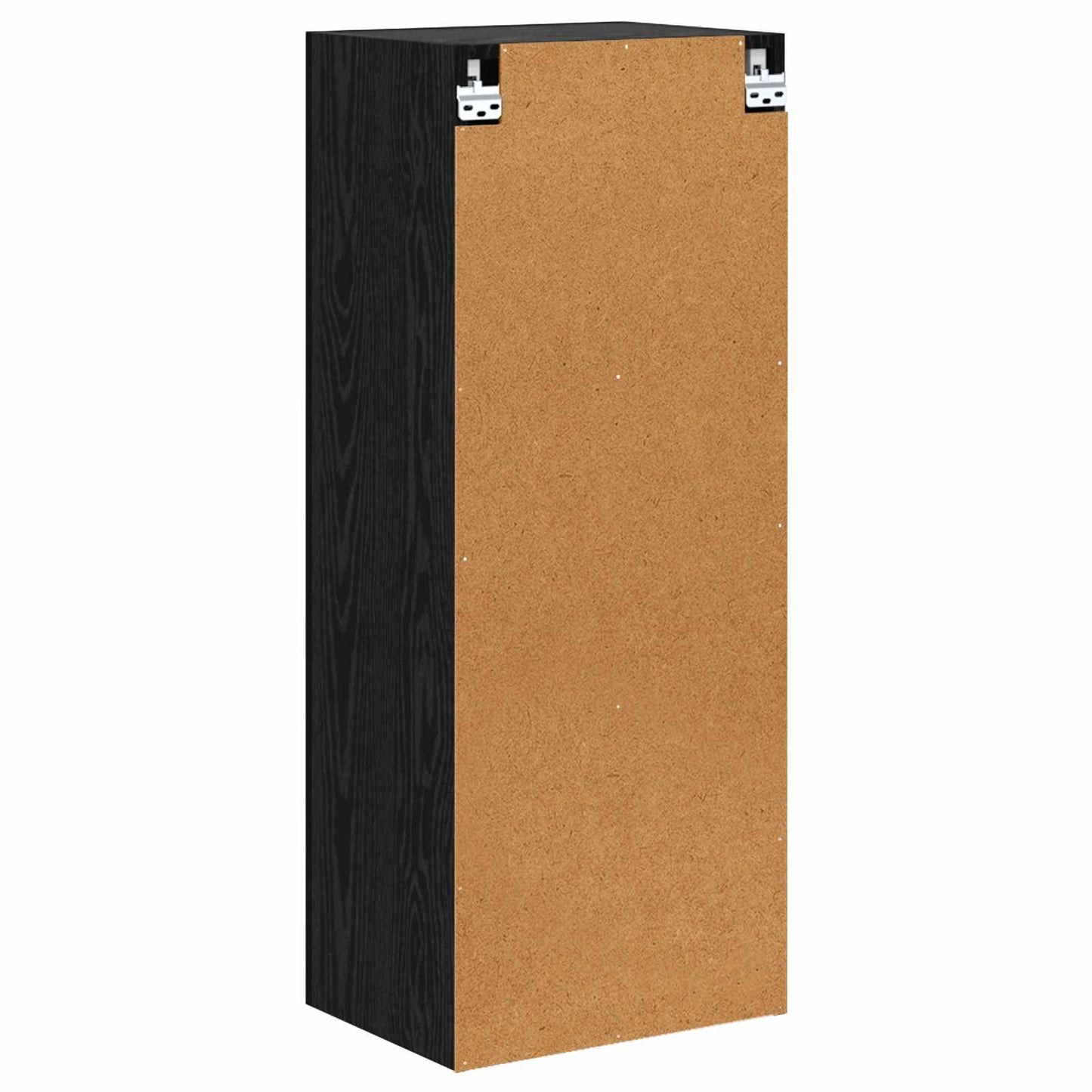 Tv Wall Cabinet 40,5 X 30 X 102 Cm Černý Dub Kompozitní Dřevo