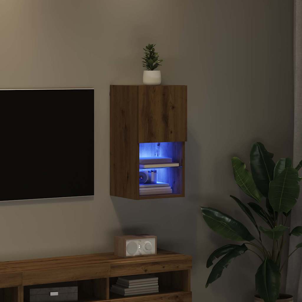 Nástěnná Tv Skříň 30,5 X 30 X 60 Cm Artisanový Dub