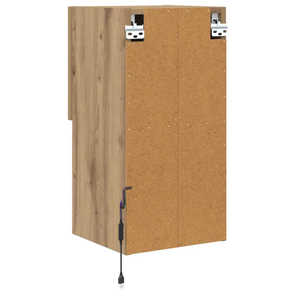 Nástěnná Tv Skříň 30,5 X 30 X 60 Cm Artisanový Dub