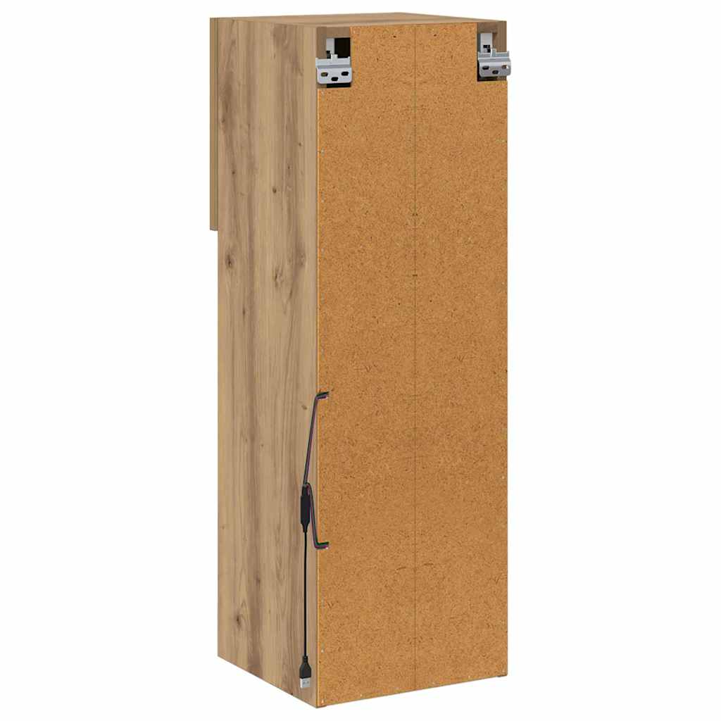 Nástěnné Tv Skříně 2 Pcs Artisanový Dub Kompozitní Dřevo