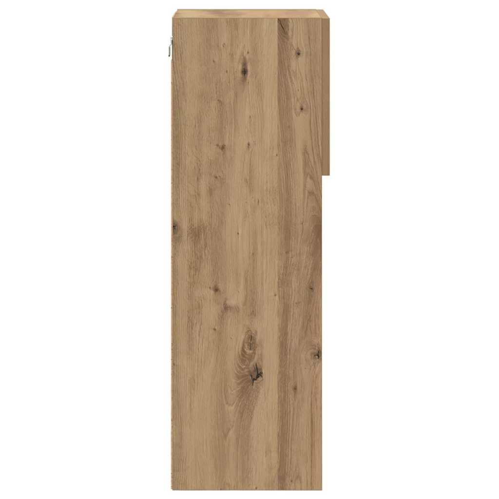 Nástěnné Tv Skříně 2 Pcs Artisanový Dub Kompozitní Dřevo