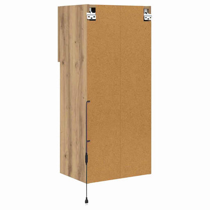Nástěnná Tv Skříň 40,5 X 30 X 90 Cm Artisanový Dub
