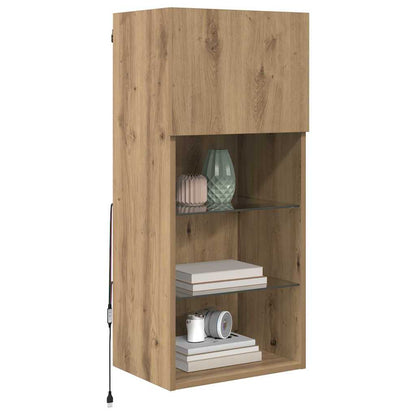 Nástěnné Tv Skříně 2 Pcs Artisanový Dub Kompozitní Dřevo