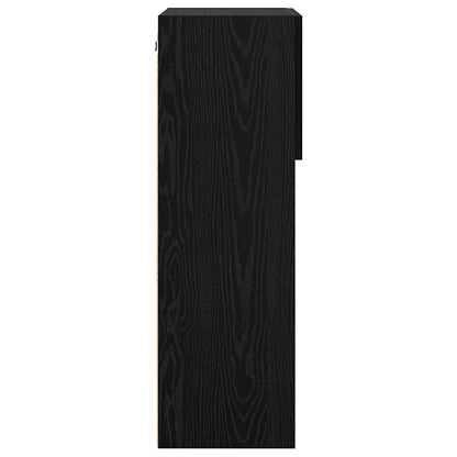 Nástěnné Tv Skříně 2 Pcs Černý Dub Kompozitní Dřevo