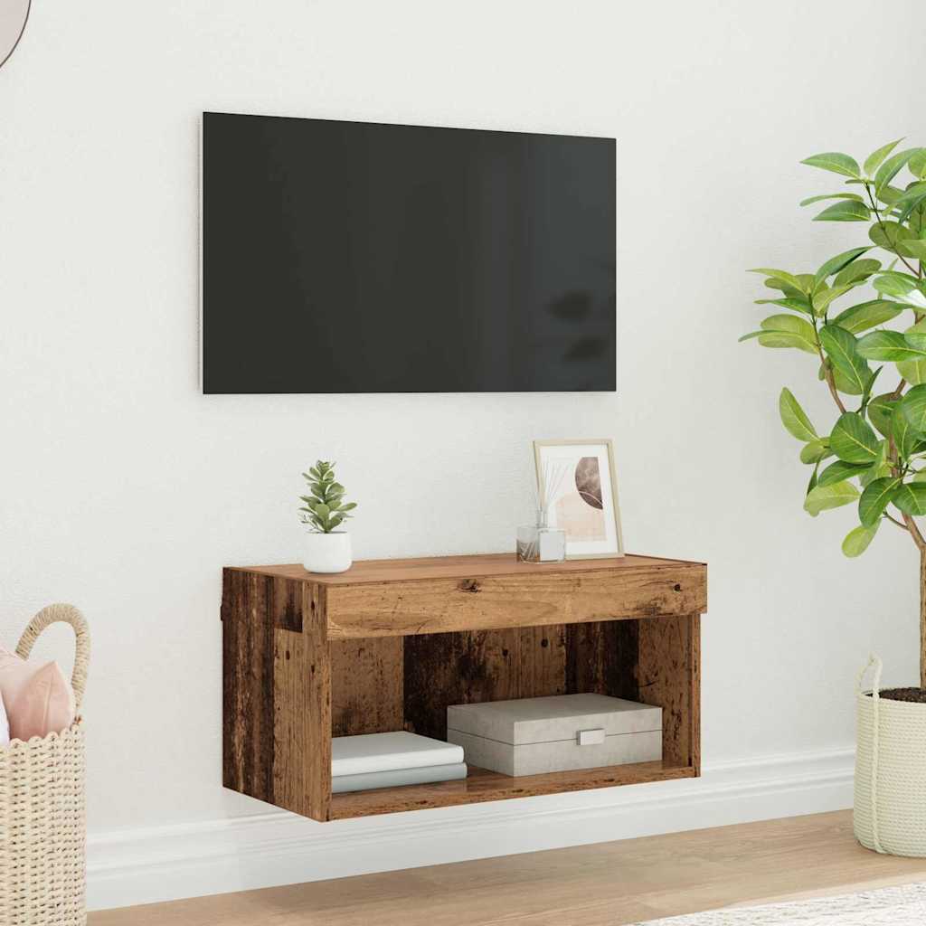 Sestava Tv Skříněk 60 X 30 X 30 Cm Staré Dřevo Kompozitní Dřevo