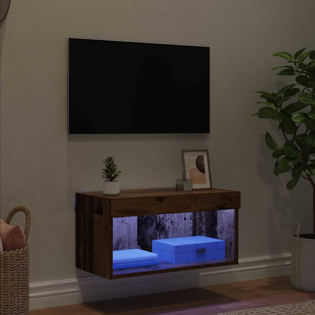 Sestava Tv Skříněk 60 X 30 X 30 Cm Staré Dřevo Kompozitní Dřevo