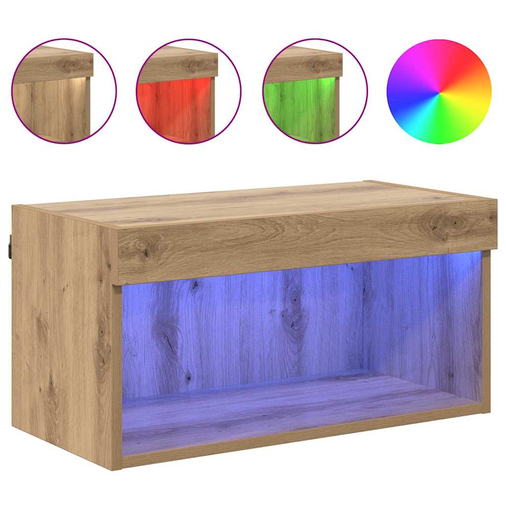 Sestava Tv Skříněk 60 X 30 X 30 Cm Artisanový Dub