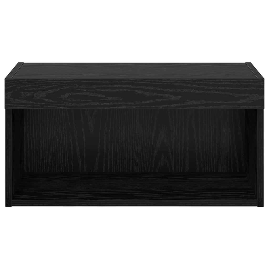 Sestava Tv Skříněk 60 X 30 X 30 Cm Černý Dub Kompozitní Dřevo