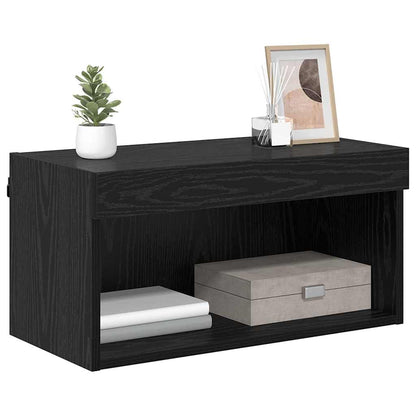 Sestava Tv Skříněk 60 X 30 X 30 Cm Černý Dub Kompozitní Dřevo