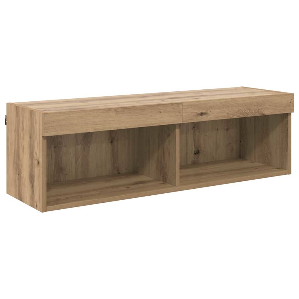 Tv Wall Cabinet 100 X 30 X 30 Cm Artisanový Dub