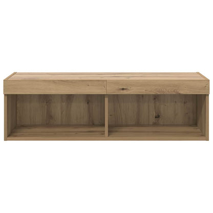 Tv Wall Cabinet 100 X 30 X 30 Cm Artisanový Dub