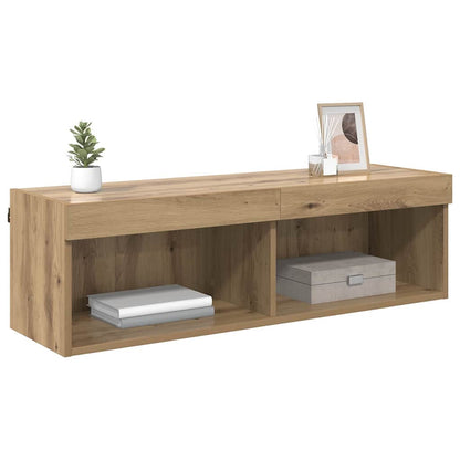 Tv Wall Cabinet 100 X 30 X 30 Cm Artisanový Dub