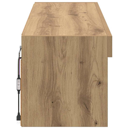 Tv Wall Cabinet 100 X 30 X 30 Cm Artisanový Dub