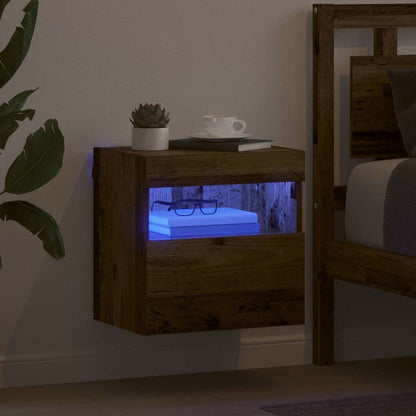 Tv Wall Cabinet 40 X 30 X 40 Cm Staré Dřevo Kompozitní Dřevo