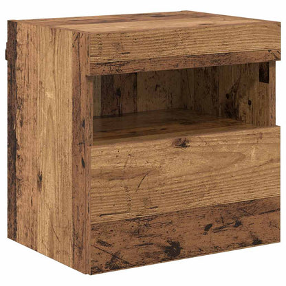Tv Wall Cabinet 40 X 30 X 40 Cm Staré Dřevo Kompozitní Dřevo
