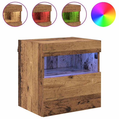 Skříňky Na Tv Zeď 2 Pcs Staré Dřevo Kompozitní Dřevo