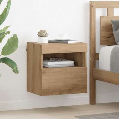 Skříňky Na Tv Zeď 2 Pcs Artisanový Dub Kompozitní Dřevo