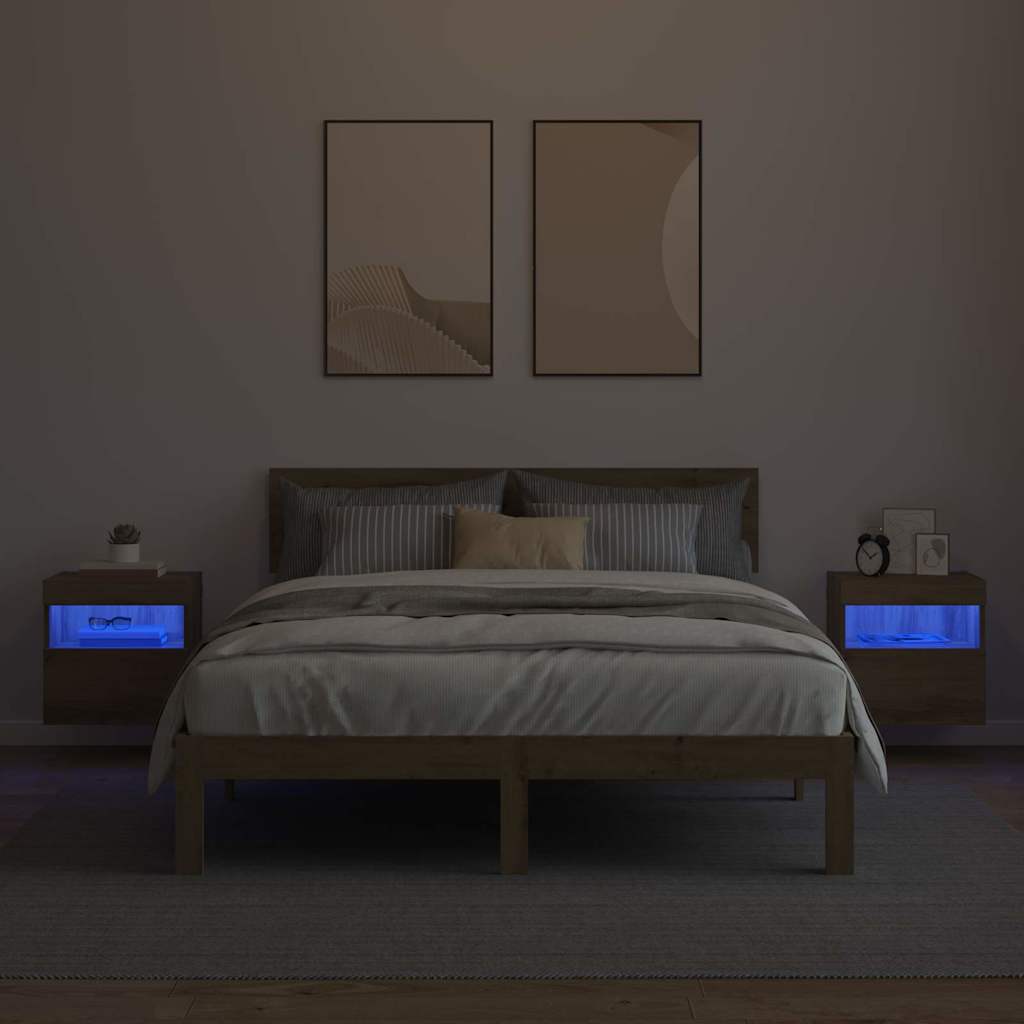 Skříňky Na Tv Zeď 2 Pcs Artisanový Dub Kompozitní Dřevo
