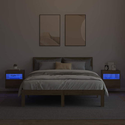 Skříňky Na Tv Zeď 2 Pcs Artisanový Dub Kompozitní Dřevo