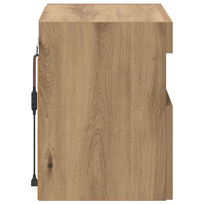Skříňky Na Tv Zeď 2 Pcs Artisanový Dub Kompozitní Dřevo