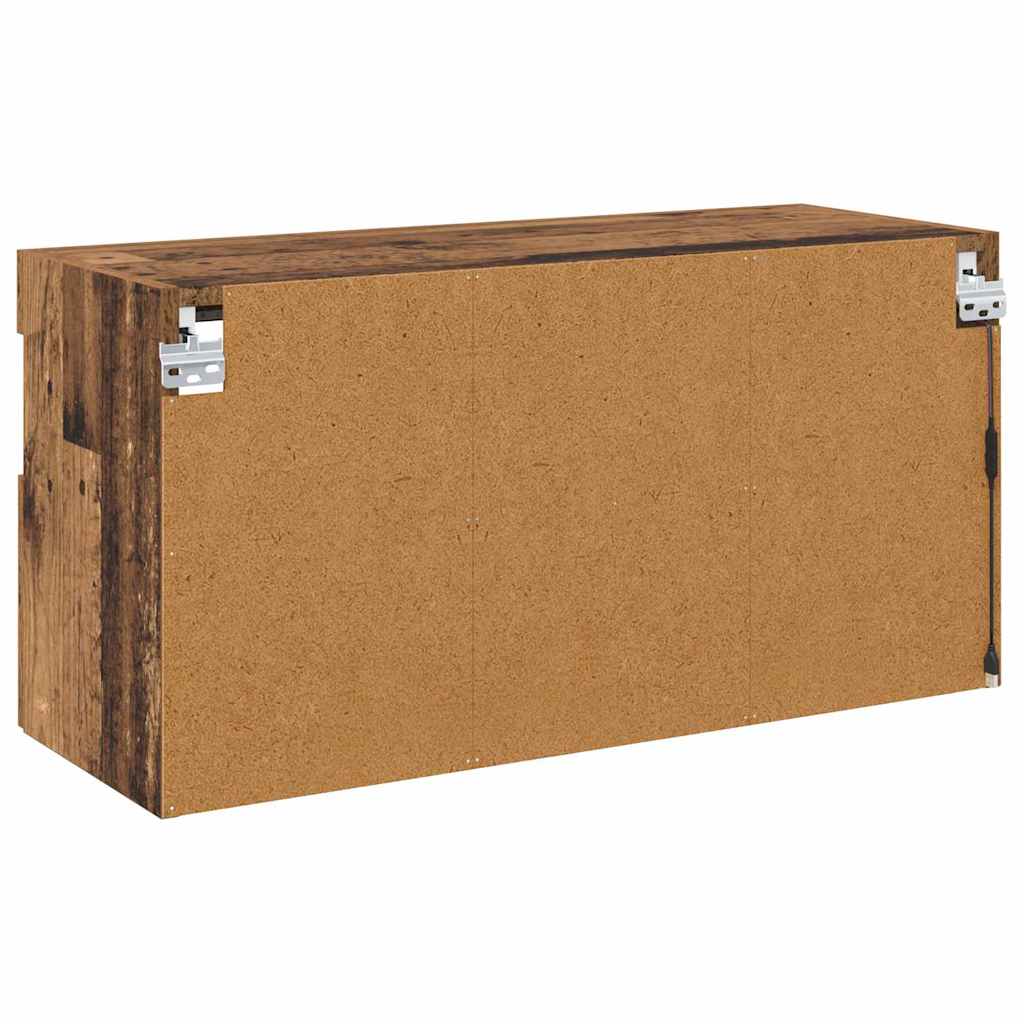 Tv Wall Cabinet 80 X 30 X 40 Cm Staré Dřevo Kompozitní Dřevo