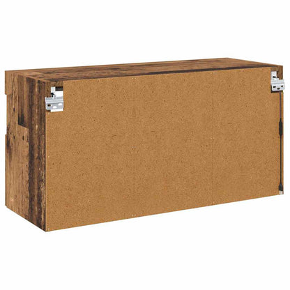 Tv Wall Cabinet 80 X 30 X 40 Cm Staré Dřevo Kompozitní Dřevo