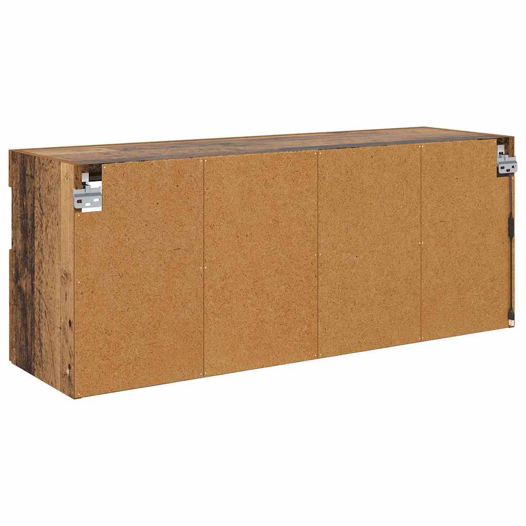 Tv Wall Cabinet 100 X 30 X 40 Cm Staré Dřevo Kompozitní Dřevo