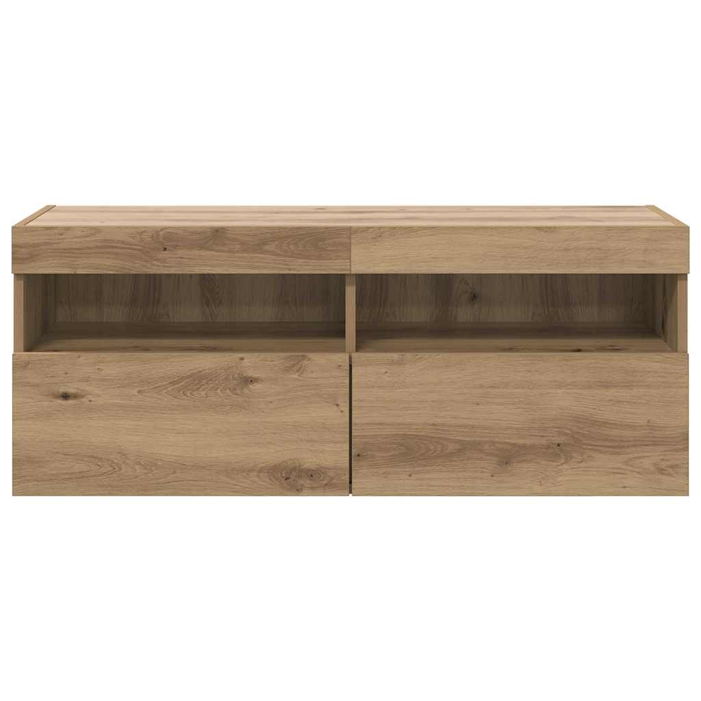 Tv Wall Cabinet 100 X 30 X 40 Cm Artisanový Dub