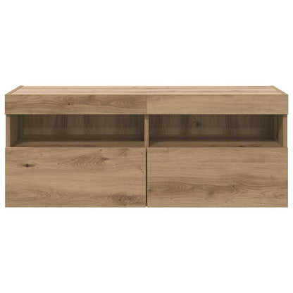 Tv Wall Cabinet 100 X 30 X 40 Cm Artisanový Dub