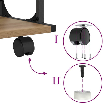 Stojan Na Tiskárnu Artisanový Dub 41 X 28 X 33.5 Cm