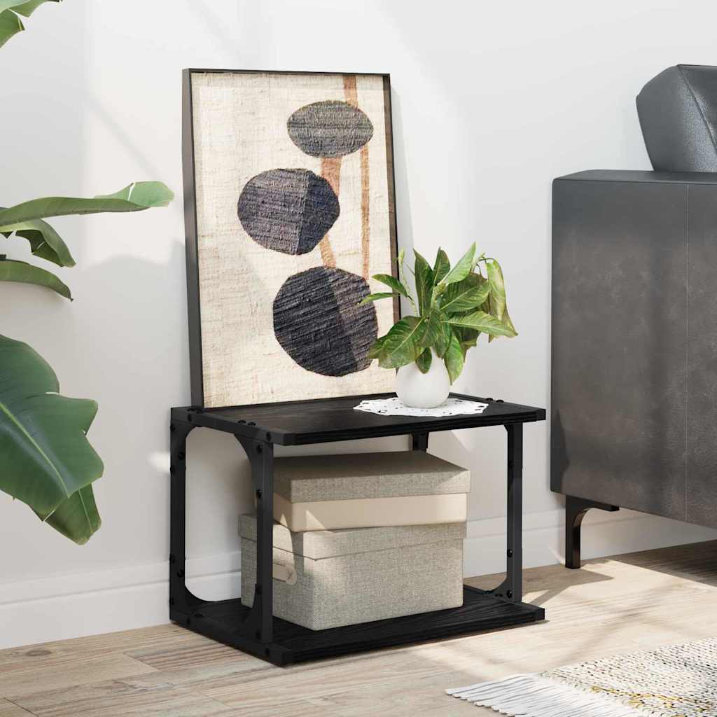 Stojan Na Tiskárnu Černý Dub 41 X 28 X 33.5 Cm Kompozitní Dřevo