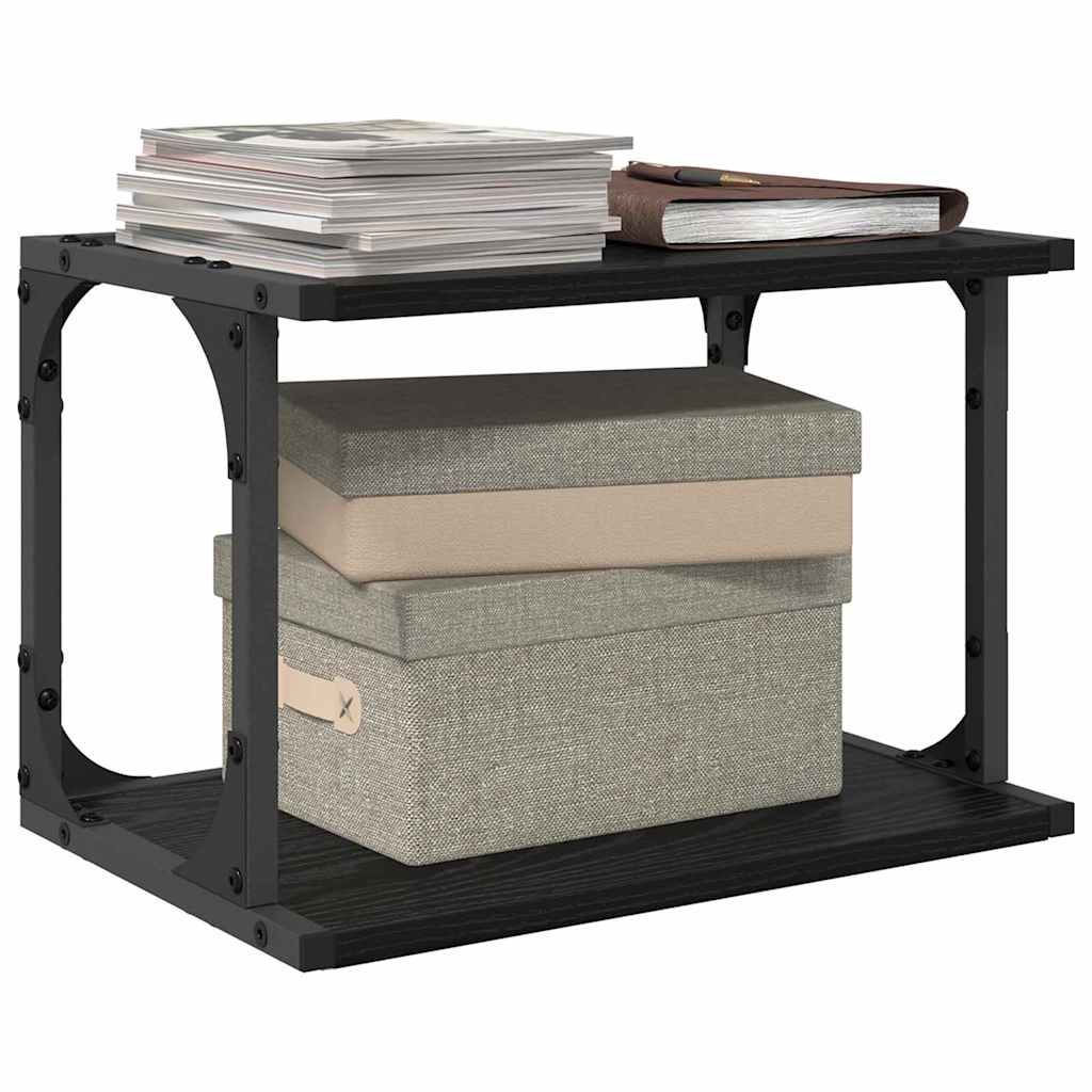 Stojan Na Tiskárnu Černý Dub 41 X 28 X 33.5 Cm Kompozitní Dřevo