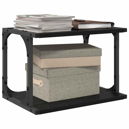 Stojan Na Tiskárnu Černý Dub 41 X 28 X 33.5 Cm Kompozitní Dřevo