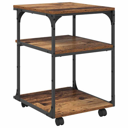 Stojan Na Tiskárnu Staré Dřevo 43 X 48 X 64 Cm Kompozitní Dřevo