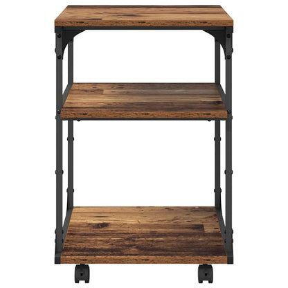 Stojan Na Tiskárnu Staré Dřevo 43 X 48 X 64 Cm Kompozitní Dřevo