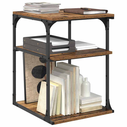 Stojan Na Tiskárnu Staré Dřevo 43 X 48 X 64 Cm Kompozitní Dřevo