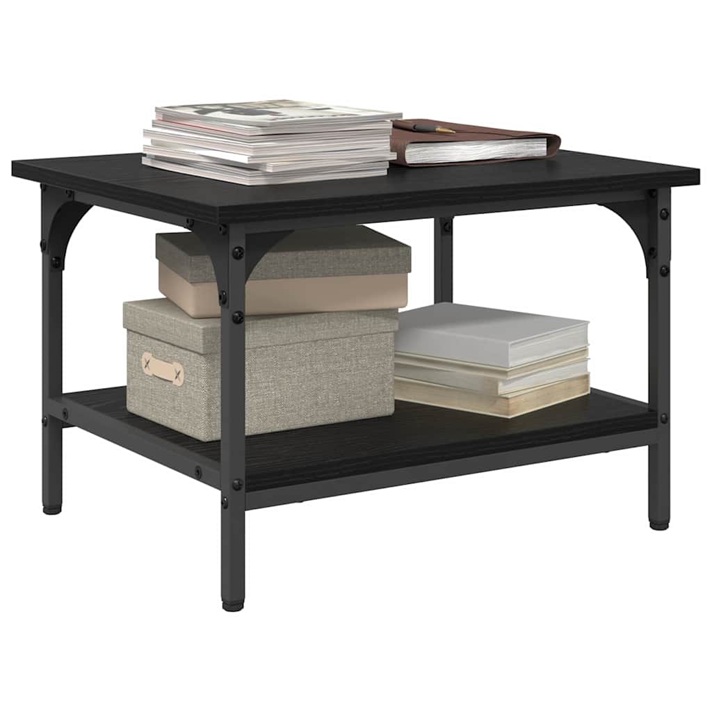 Stojan Na Tiskárnu Černý Dub 50 X 40 X 38 Cm Kompozitní Dřevo