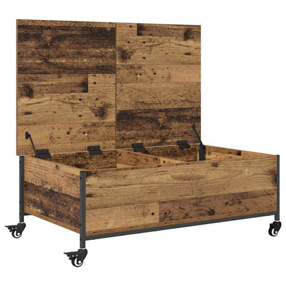 Konferenční Stolek Staré Dřevo 91 X 55 X 32 Cm Kompozitní Dřevo