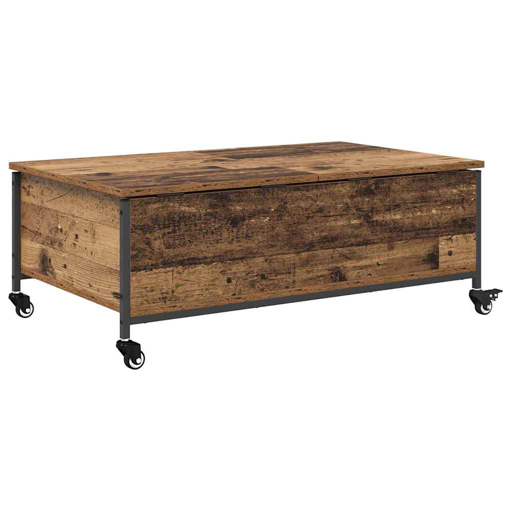Konferenční Stolek Staré Dřevo 91 X 55 X 32 Cm Kompozitní Dřevo