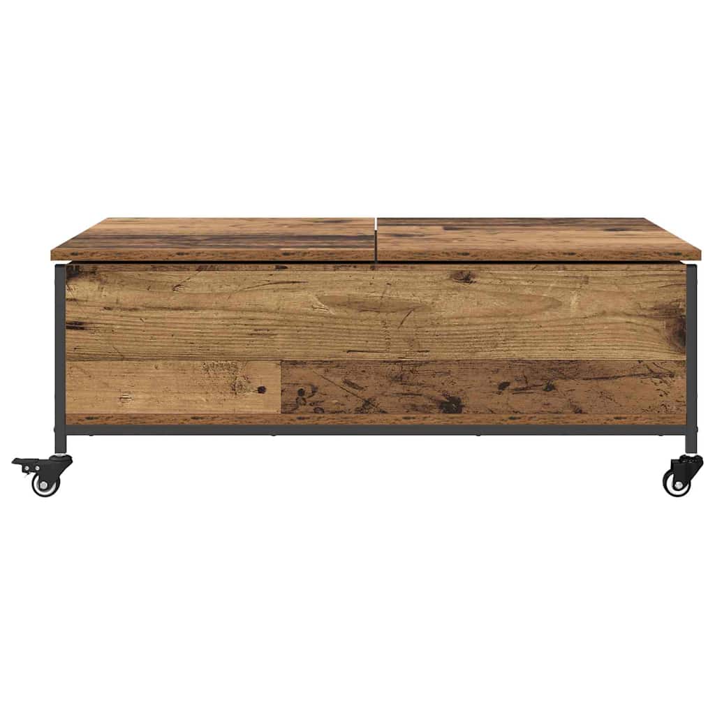 Konferenční Stolek Staré Dřevo 91 X 55 X 32 Cm Kompozitní Dřevo