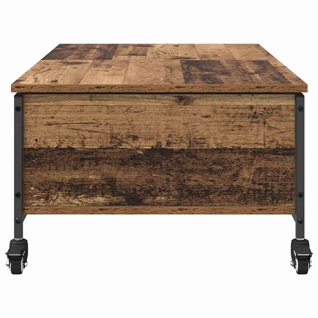 Konferenční Stolek Staré Dřevo 91 X 55 X 32 Cm Kompozitní Dřevo