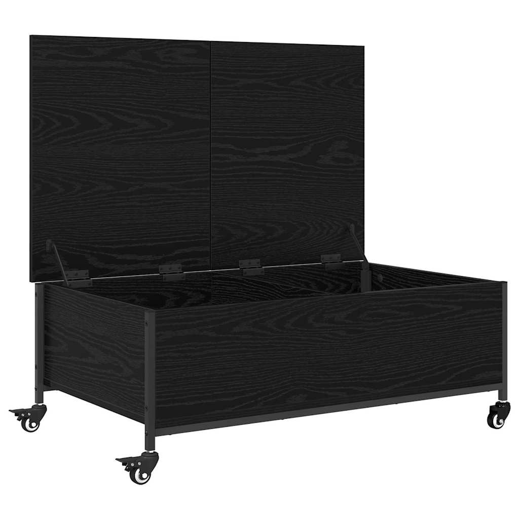 Konferenční Stolek Černý Dub 91 X 55 X 32 Cm Kompozitní Dřevo