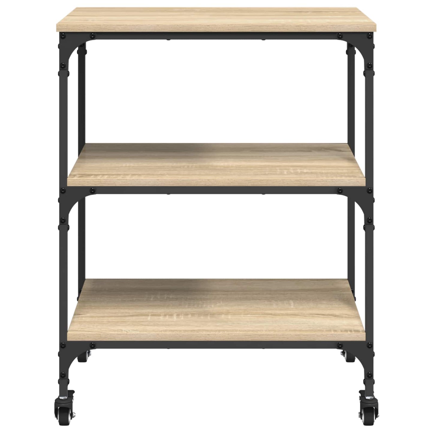 Kuchyňský Vozík Sonoma Dub 60 X 41 X 76 Cm Kompozitní Dřevo
