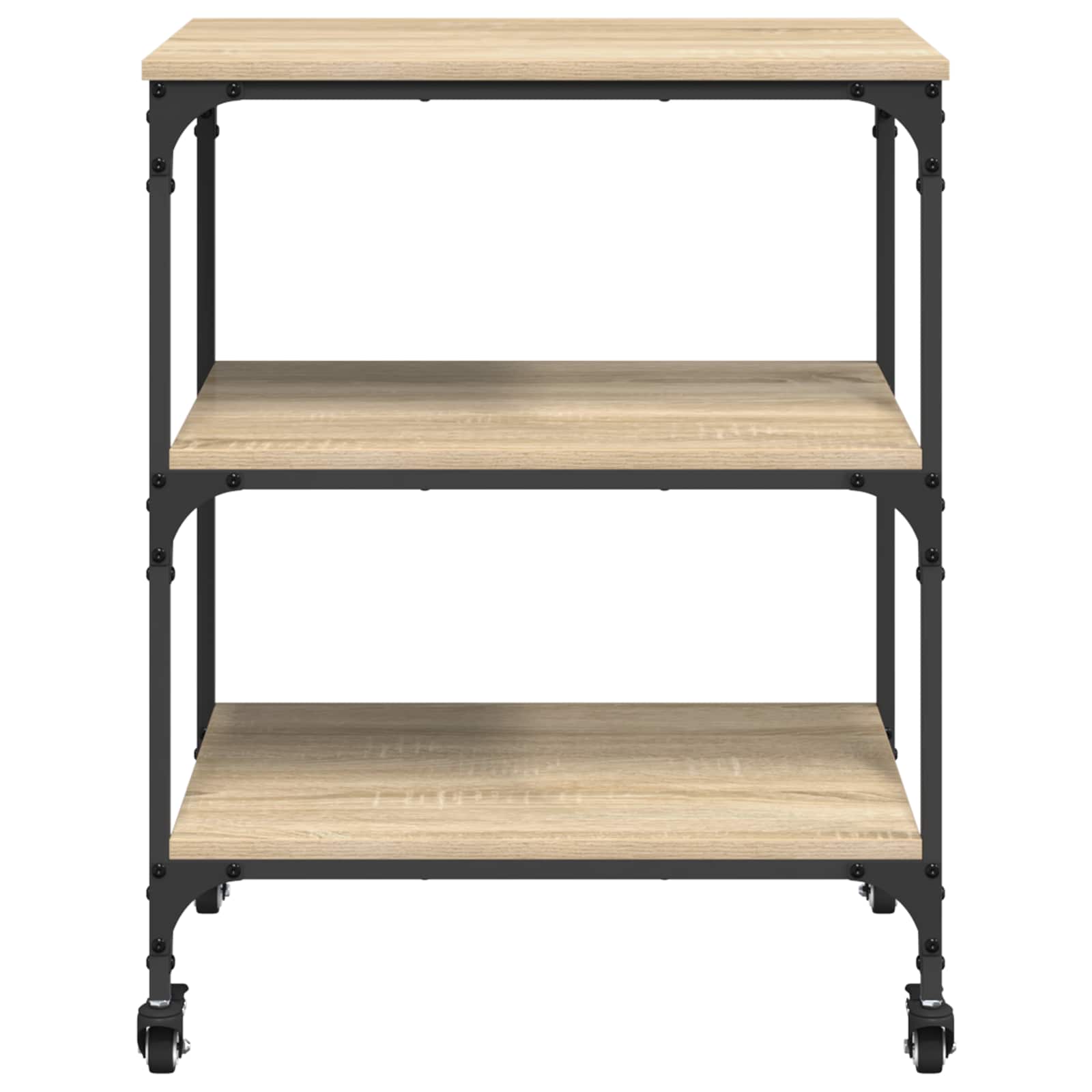 Kuchyňský Vozík Sonoma Dub 60 X 41 X 76 Cm Kompozitní Dřevo