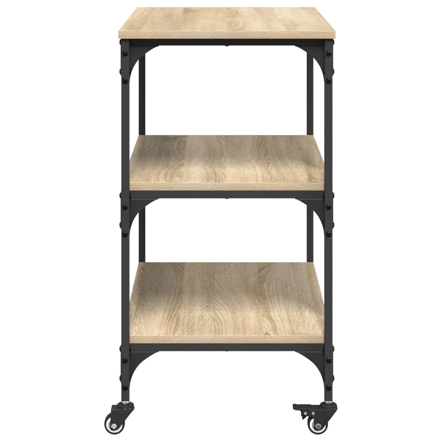 Kuchyňský Vozík Sonoma Dub 60 X 41 X 76 Cm Kompozitní Dřevo